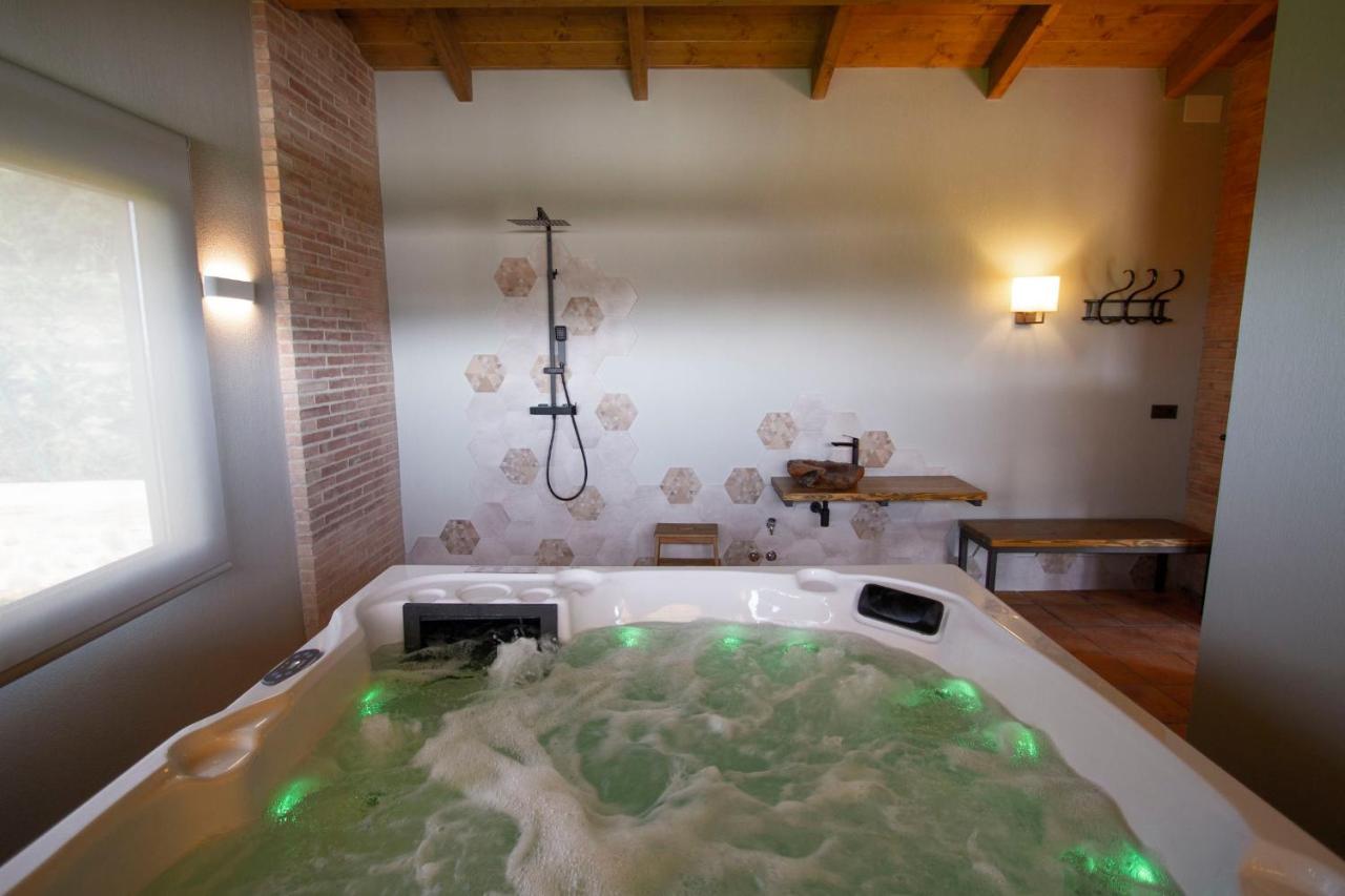 Villa La Creu De La Pinya Berga Esterno foto